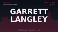 Editorial cover featuring Garrett Langley founder and CEO of Atlanta-based Flock Safety, valued at $8.4 billion